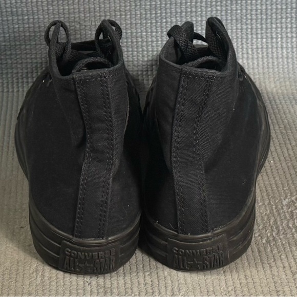 Converse Chuck Taylor All Star High-Top Sneakers Black Monochrome Women Size 9.5 - Picture 7 of 9